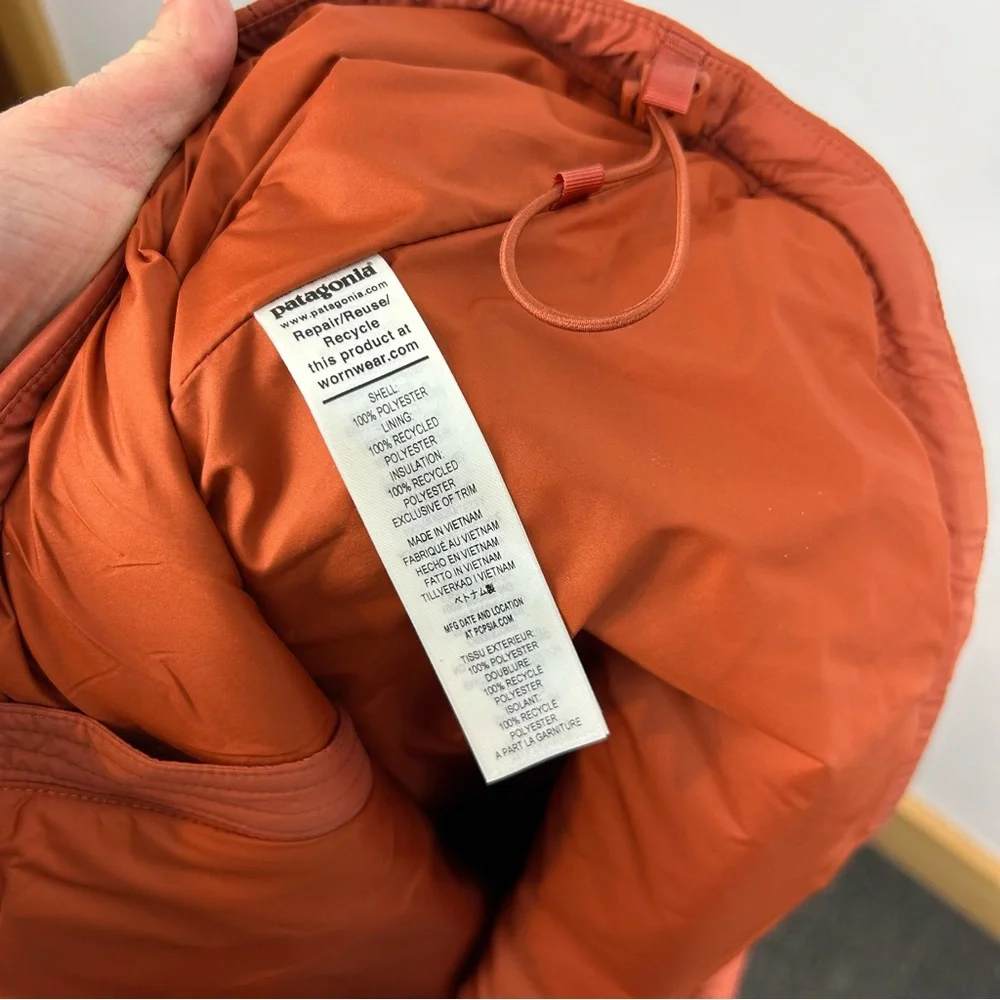 Patagonia Lost Canyon Hoody / Jacket Women's Size Medium in Burnished Red NWT - Picture 5 of 6